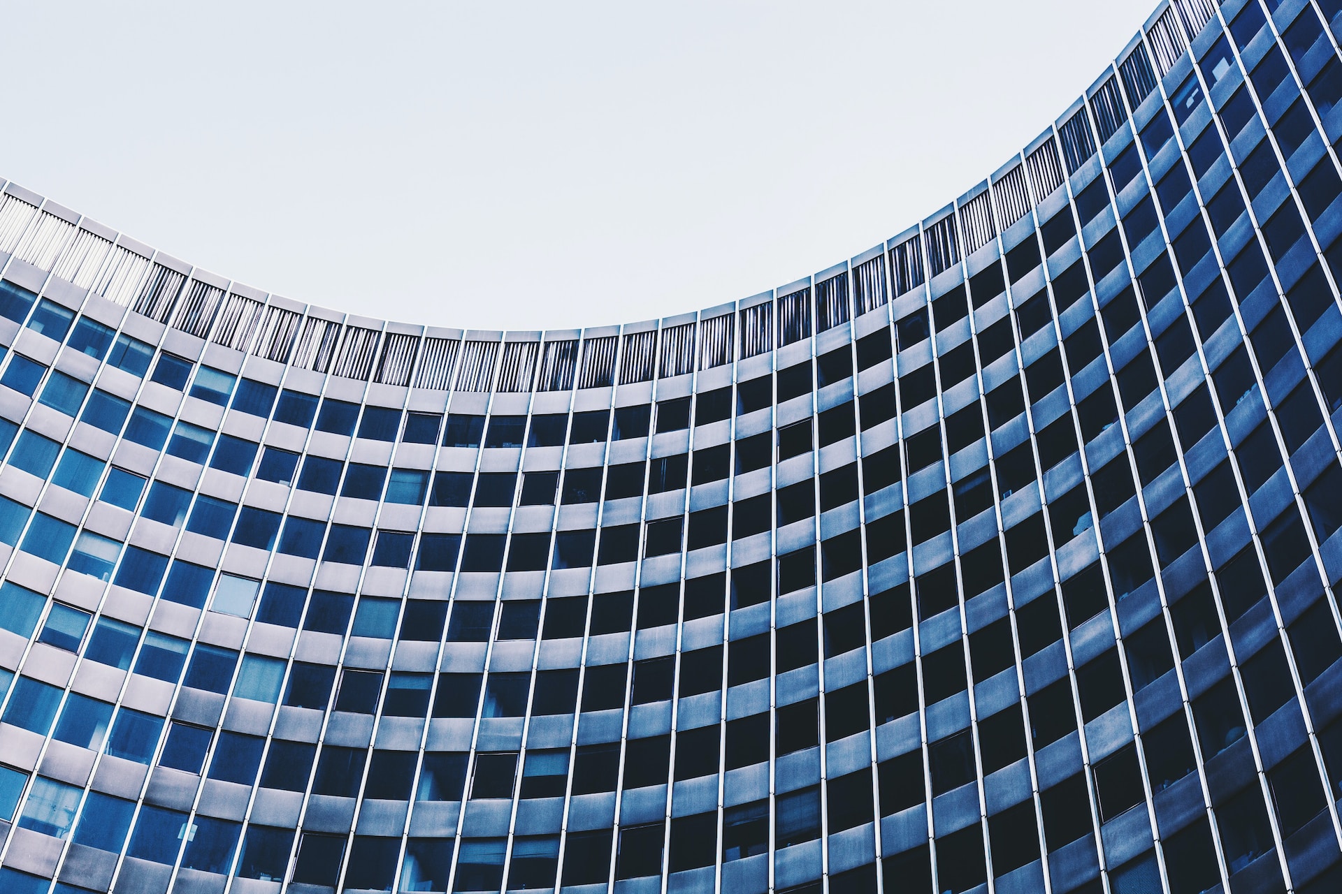 photo of blue building